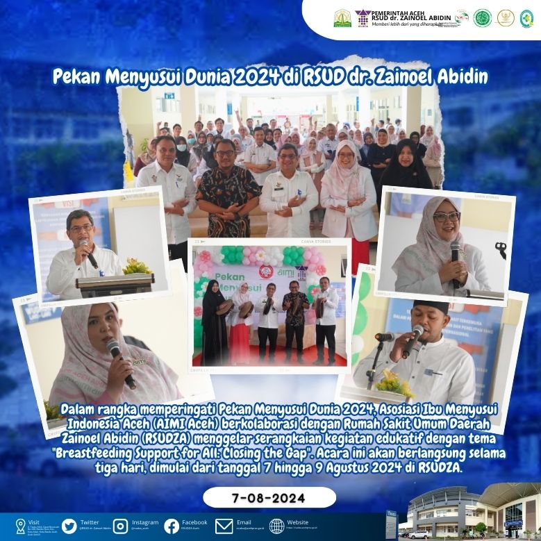 Pekan Menyusui Dunia 2024 di RSUD dr. Zainoel Abidin